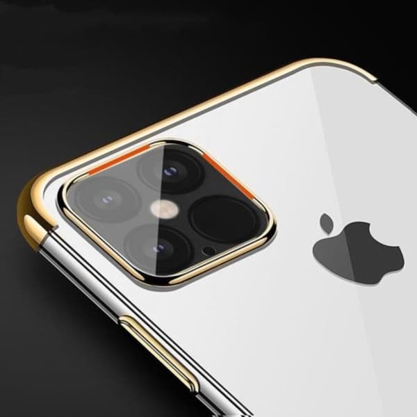 Clear Color Gel Skal iPhone 13 Pro - Blå