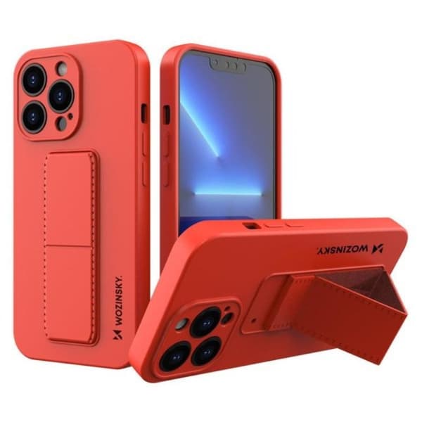 Wozinsky Kickstand Skal iPhone 13 Pro Max - Röd