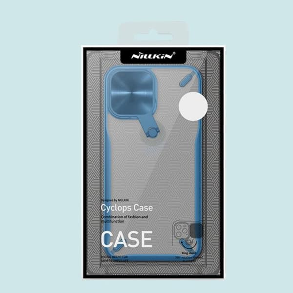 Nillkin Cyclops Foldable Stand Skal iPhone 13 Pro - Blå