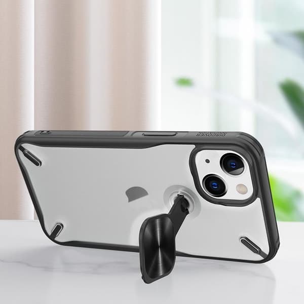 Nillkin Cyclops Foldable Stand Skal iPhone 13 - Svart