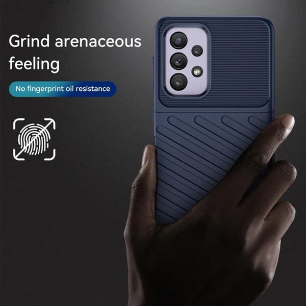 Thunder Twill Skal Galaxy A33 5G - Blå