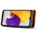 Miniatyrbild 4 av 8: DG.MING Folio Flip Detachable Plånboksfodral Galaxy A13 4G - Brun