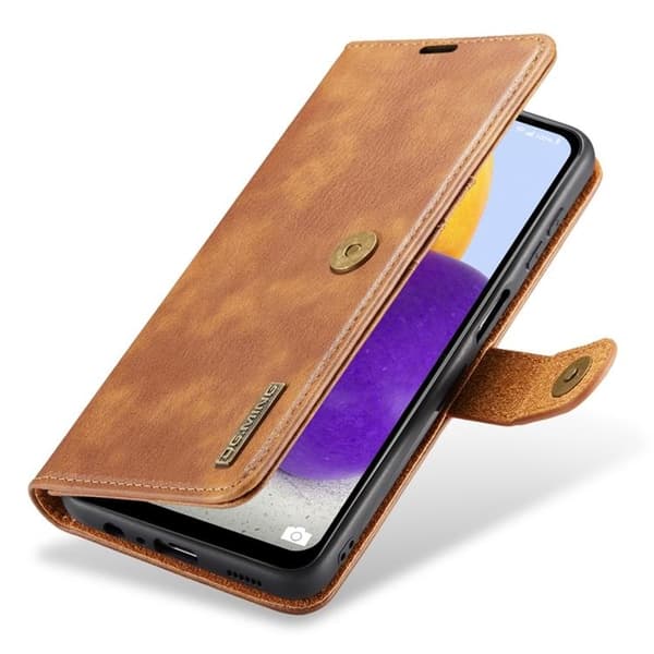 DG.MING Folio Flip Detachable Plånboksfodral Galaxy A13 4G - Brun