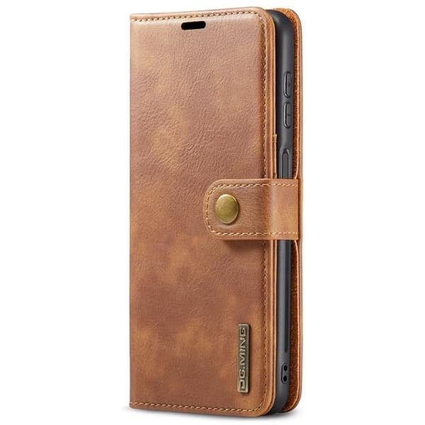 DG.MING Folio Flip Detachable Plånboksfodral Galaxy A13 4G - Brun
