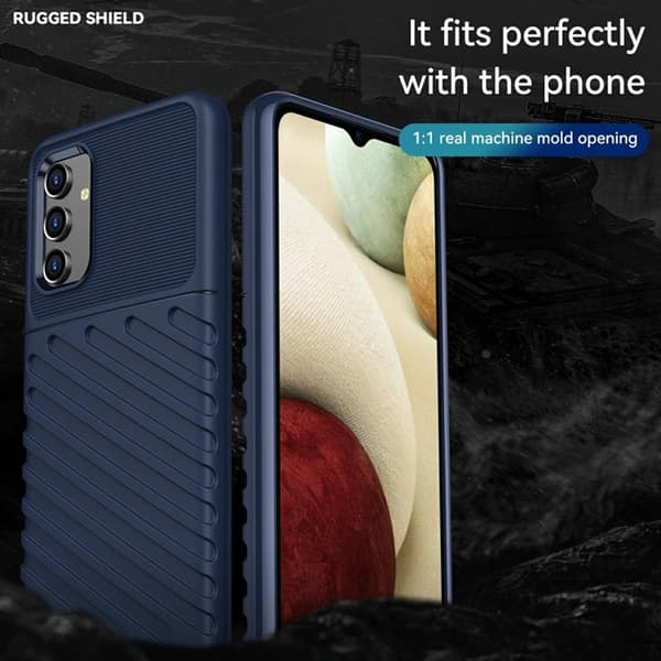 Thunder Twill Skal Galaxy A13 4G - Blå