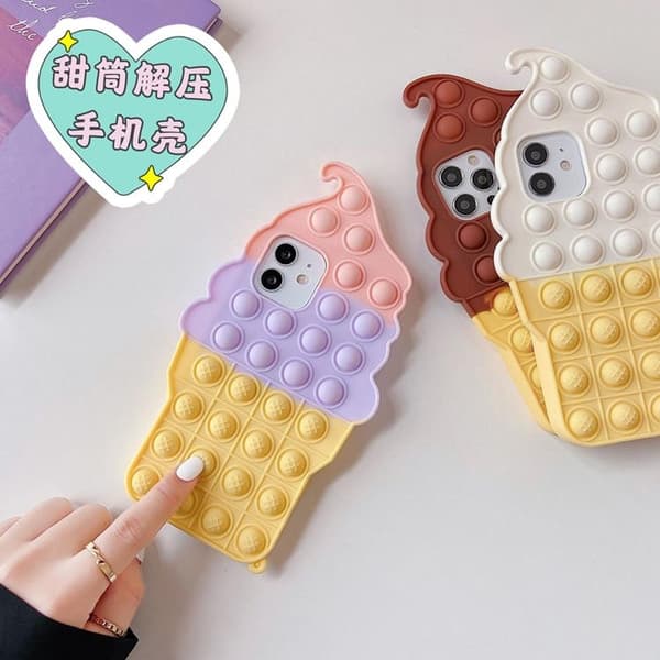 Ice Cream Skal iPhone 11 - Rosa/Lila