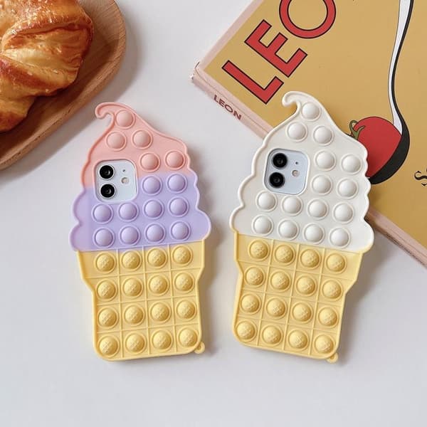 Ice Cream Skal iPhone 11 - Rosa/Lila