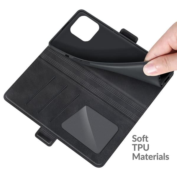 Flip Plånboksfodral till iPhone 13 Pro Max - Svart