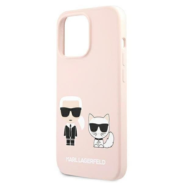 Karl Lagerfeld Karl & Choupette Magsafe Skal iPhone 13/13 Pro - Ljus Rosa