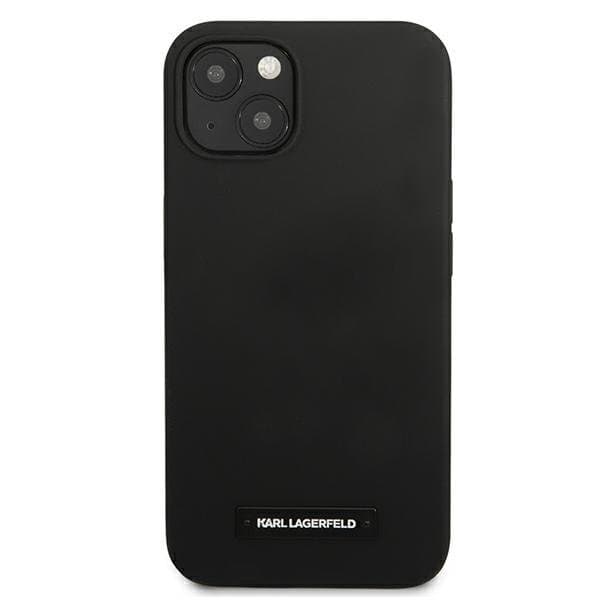 Karl Lagerfeld iPhone 13 Skal Silicone Plaque - Svart