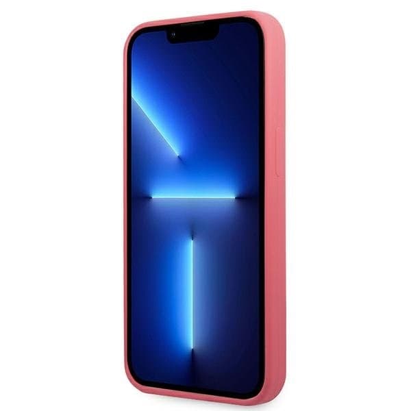 Karl Lagerfeld iPhone 13 Pro Skal Silicone Plaque - Fuchsia