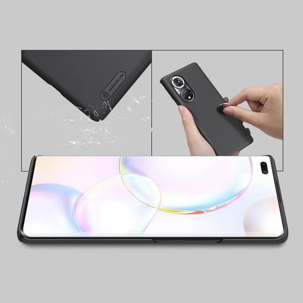 Nillkin Huawei Honor 50 Pro Skal Och Stand Super Frosted - Svart