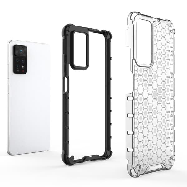 Xiaomi Redmi Note 11 Pro/Plus Skal Honeycomb Armored - Svart