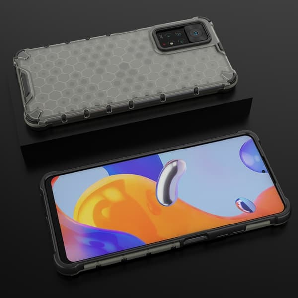 Xiaomi Redmi Note 11 Pro/Plus Skal Honeycomb Armored - Svart
