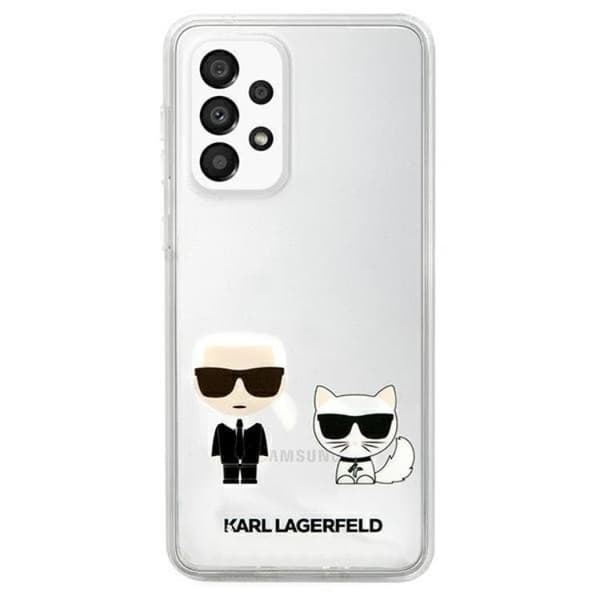 Karl Lagerfeld Galaxy A33 5G Skal Karl & Choupette - Transparent