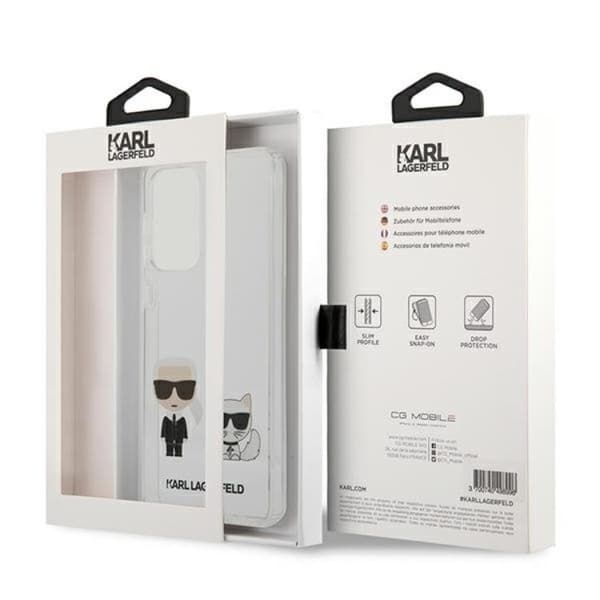 Karl Lagerfeld Galaxy A33 5G Skal Karl & Choupette - Transparent
