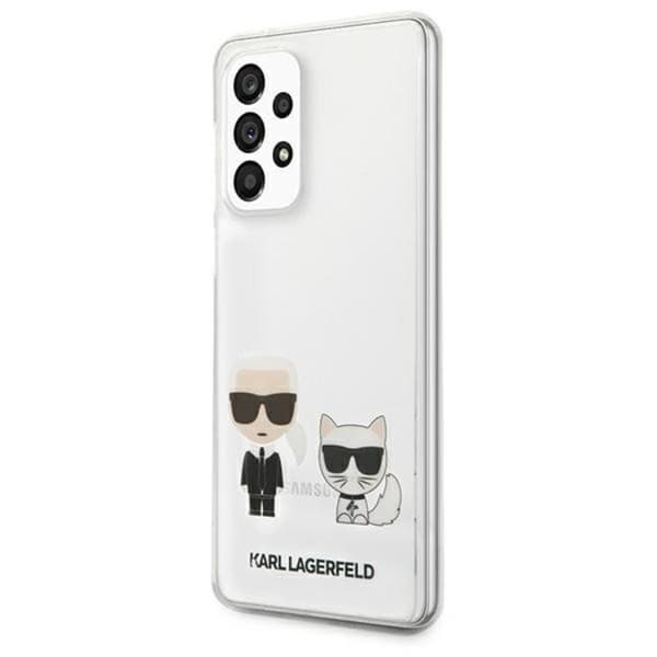 Karl Lagerfeld Galaxy A33 5G Skal Karl & Choupette - Transparent