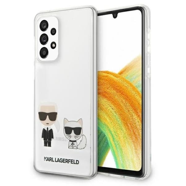 Karl Lagerfeld Galaxy A33 5G Skal Karl & Choupette - Transparent