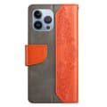 Miniatyrbild 3 av 9: Fjärilar iPhone 13 Pro Max Plånboksfodral - Orange