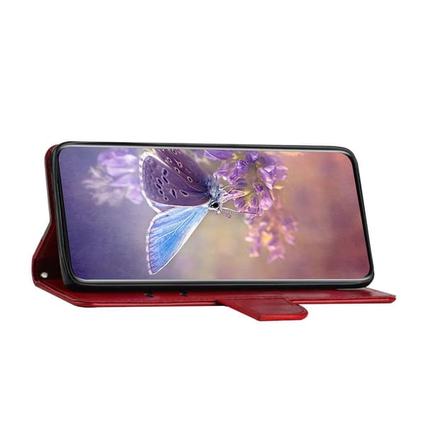 Fjärilar iPhone 13 Pro Max Plånboksfodral - Röd