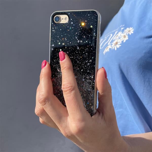 Wozinsky Galaxy A72 4G/5G Skal Star Glitter - Svart