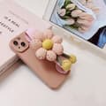 Miniatyrbild 9 av 10: Pumpkin Handrem iPhone 13 Skal - Rosa