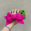 Miniatyrbild 3 av 4: Bowknot Handrem iPhone 12 Skal - Magenta