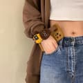 Miniatyrbild 3 av 6: Biscuitman Handrem iPhone 12 Skal - Brun