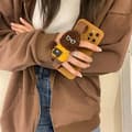 Miniatyrbild 2 av 6: Biscuitman Handrem iPhone 12 Skal - Brun