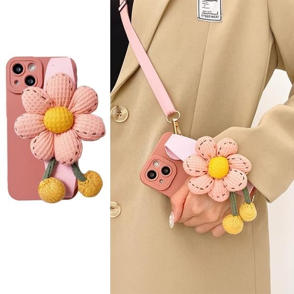 Pumpkin Handrem iPhone 11 Skal - Rosa