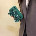 Miniatyrbild 6 av 7: Bowknot Handrem iPhone 7/8/SE 2020/SE 2022 Skal - Grön