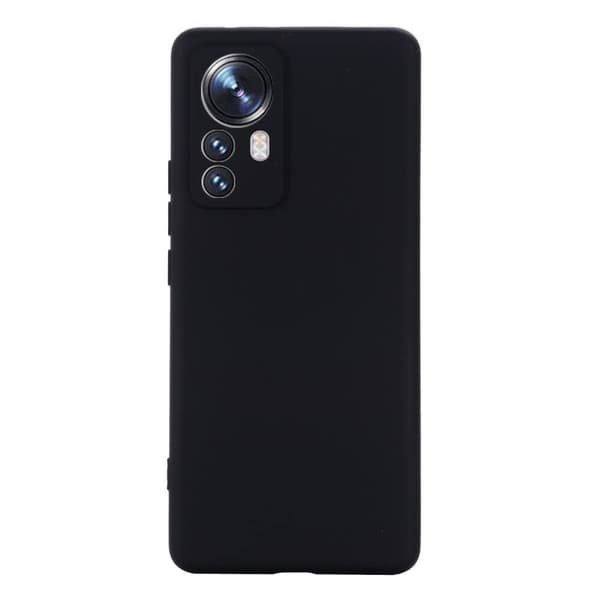 Liquid silikon skal till Xiaomi 12 Pro - Svart