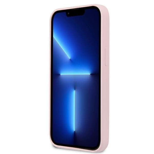 Guess iPhone 13 Skal Silicone Triangle - Lila