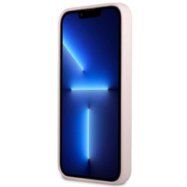 Guess iPhone 13 Pro Max Skal Silicone Triangle - Lila