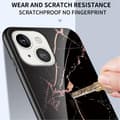 Miniatyrbild 4 av 8: Anti-Scratch Härdat Glas Skärmskydd Skal iPhone 13 - Vit Marble
