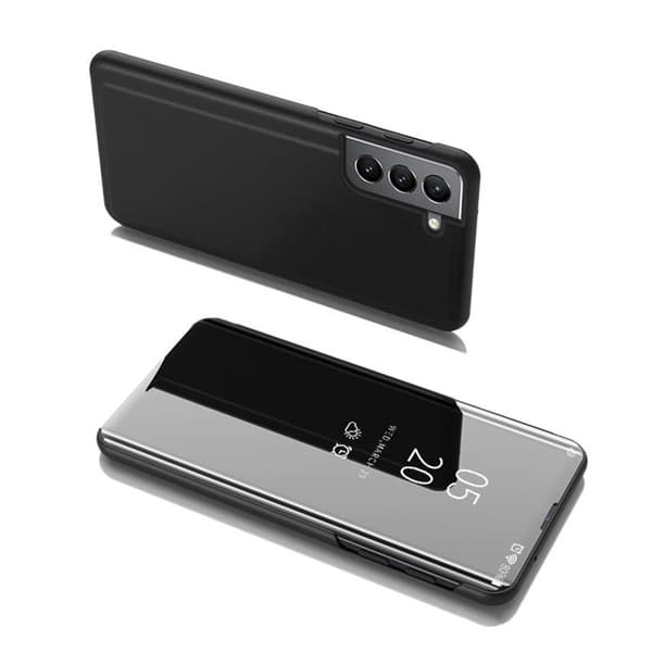 Clear View Fodral Galaxy S22 Plus - Svart