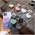 Miniatyrbild 3 av 4: Heart Pop Grip Skal iPhone 13 Pro - Svart