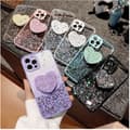 Miniatyrbild 2 av 4: Heart Pop Grip Skal iPhone 13 Pro - Svart