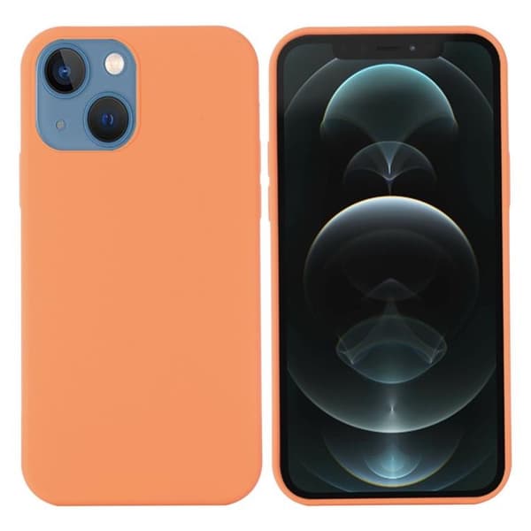 Liquid Silicone MagSafe Magnetic Skal iPhone 12 Pro Max - Orange