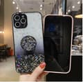 Miniatyrbild 3 av 5: Round Pop Grip Skal iPhone 13 Pro - Turkos