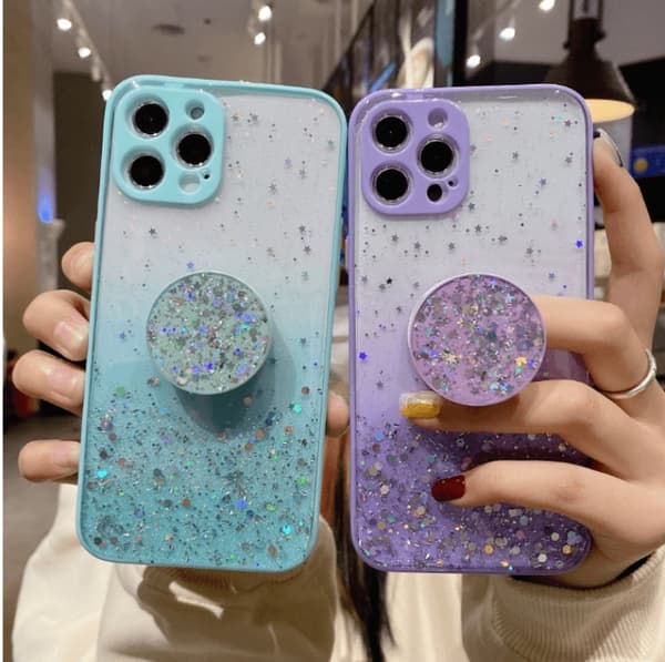 Round Pop Grip Skal iPhone 13 Pro - Turkos