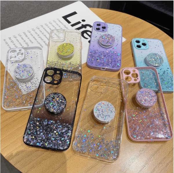 Round Pop Grip Skal iPhone 13 Pro - Turkos
