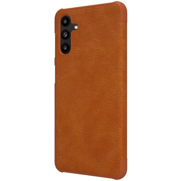Nillkin Galaxy A13 5G Fodral Qin läder Holster - Brun