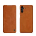 Miniatyrbild 1 av 7: Nillkin Galaxy A13 5G Fodral Qin läder Holster - Brun