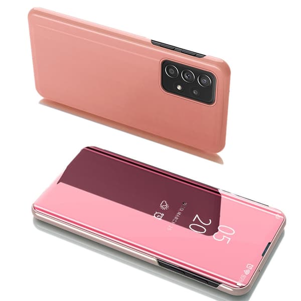Galaxy A53 5G Fodral Clear View Flip - Rosa