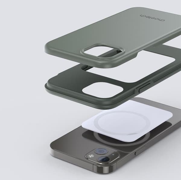 Choetech iPhone 13 Skal Magsafe MFM Anti-drop - Grön