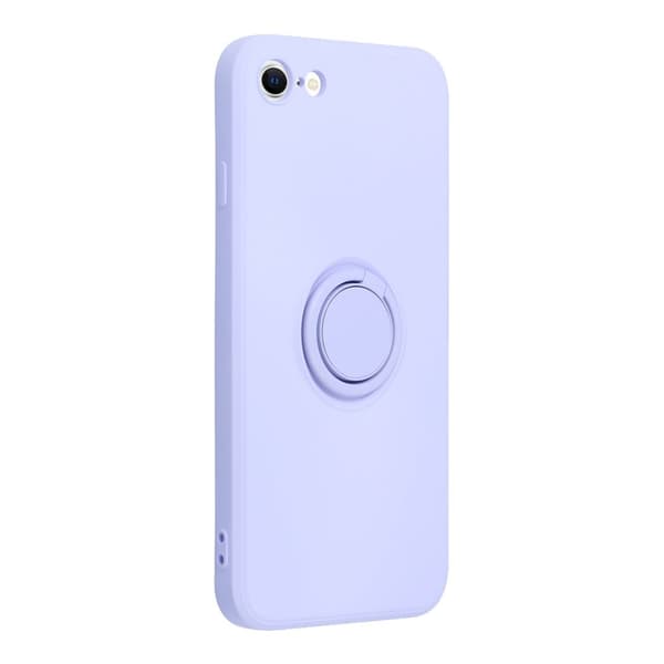 Forcell iPhone 7/8/SE (2020/2022) Skal Silikon Ring - Violett