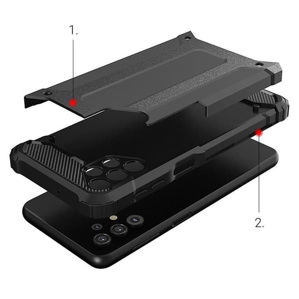 Galaxy A53 5G Skal Hybrid Armor Tough Rugged - Blå
