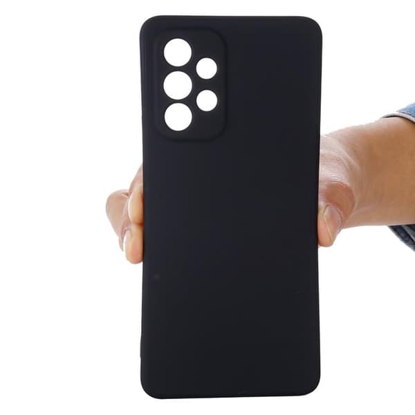 Galaxy A33 5G Skal Liquid Silicone - Svart