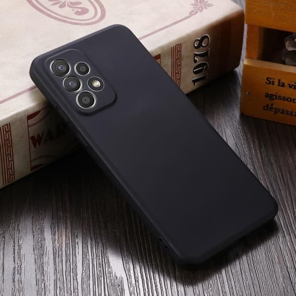 Galaxy A33 5G Skal Liquid Silicone - Svart